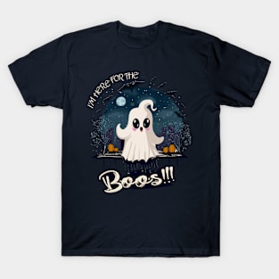 Cute Ghosts in Halloween T-Shirt